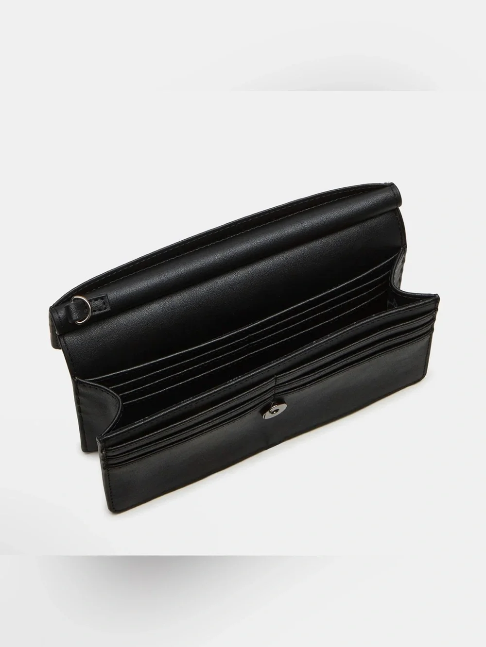 Steve Madden Cabby Black Men’s Wristlet with gun metal hardware Clutch NWOT